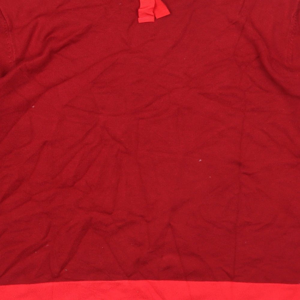 Womens UK Size 14 Roman Red Pullover Jumper