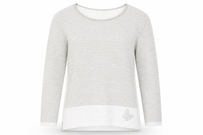 Womens UK Size 10 Olsen Grey Pullover Jumper