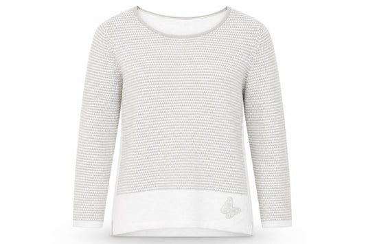 Womens UK Size 10 Olsen Grey Pullover Jumper