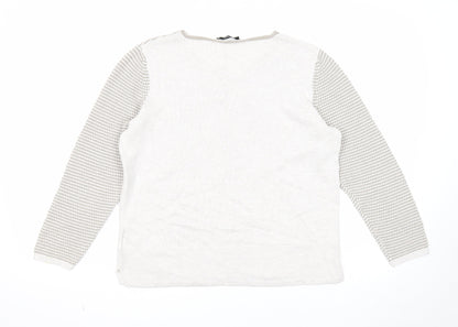 Womens UK Size 10 Olsen Grey Pullover Jumper