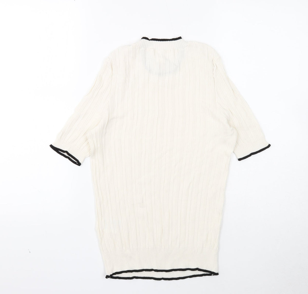 Womens UK Size M H&M White Pullover Jumper