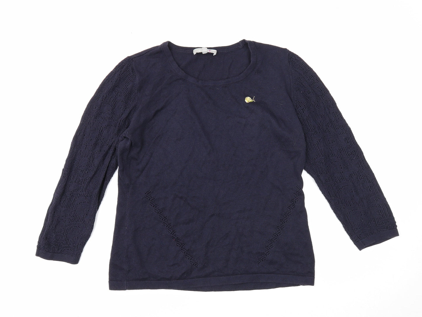 Womens UK Size 10 Per Una Blue Pullover Jumper