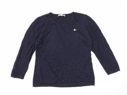 Womens UK Size 10 Per Una Blue Pullover Jumper