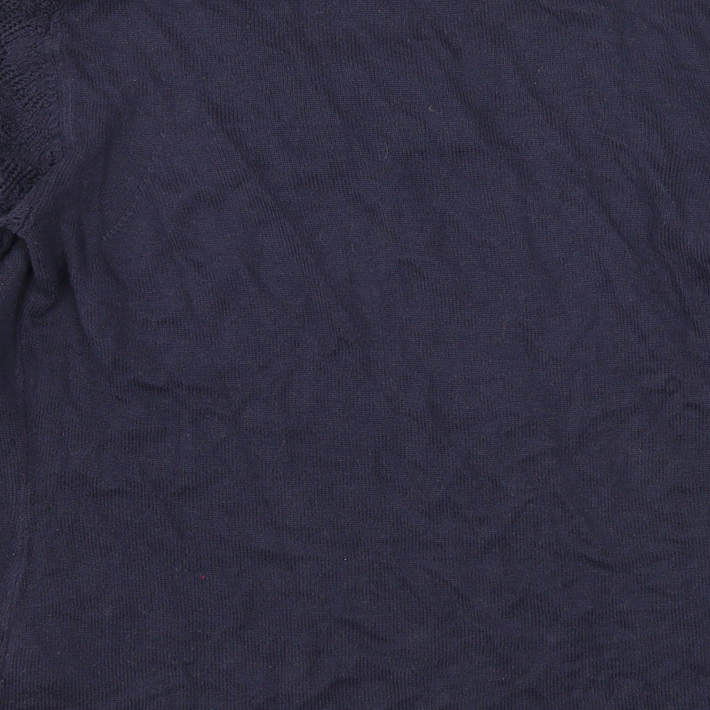 Womens UK Size 10 Per Una Blue Pullover Jumper