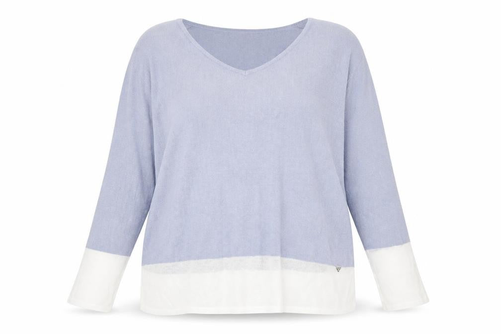 Womens UK Size 18 Pure Blue Pullover Jumper