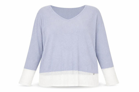 Womens UK Size 18 Pure Blue Pullover Jumper