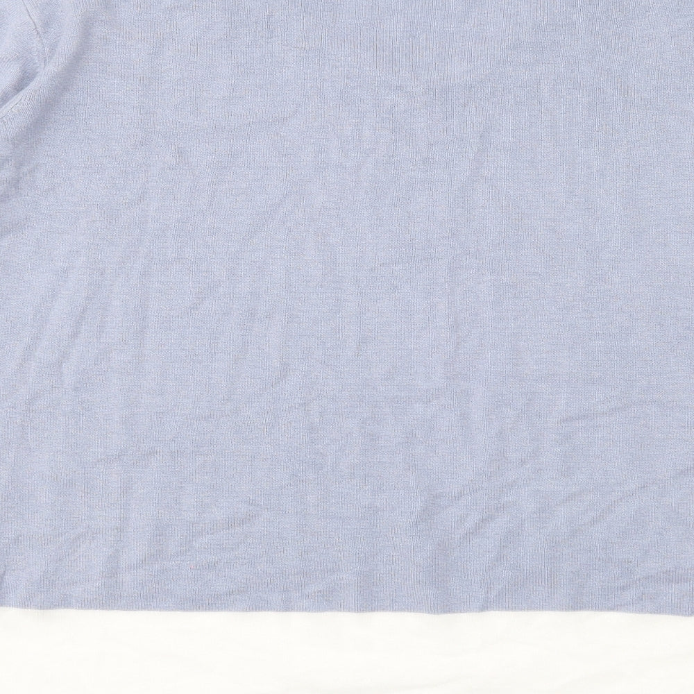 Womens UK Size 18 Pure Blue Pullover Jumper
