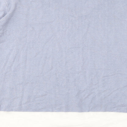 Womens UK Size 18 Pure Blue Pullover Jumper