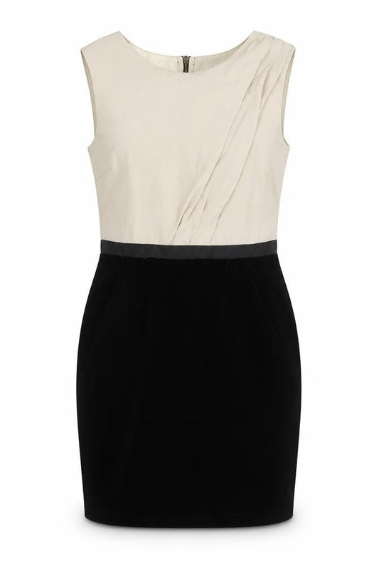 Topshop Womens Multicoloured Polyester Pencil Dress Size 8 Round Neck