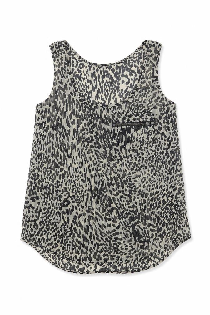 Womens UK Size 4 Topshop Multicoloured Basic Tank