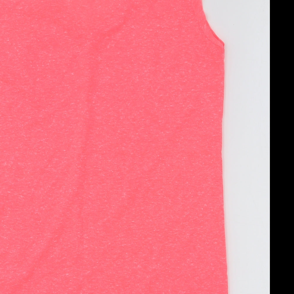 Womens UK Size 8 River Island Pink Basic Tank