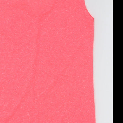 Womens UK Size 8 River Island Pink Basic Tank