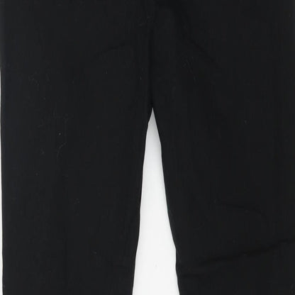 Womens UK Size 12 Denim Regular Fit Skinny Black Jeans