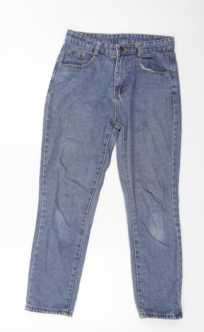 Womens UK Size 30 in Preworn Regular Fit Straight Blue Jeans