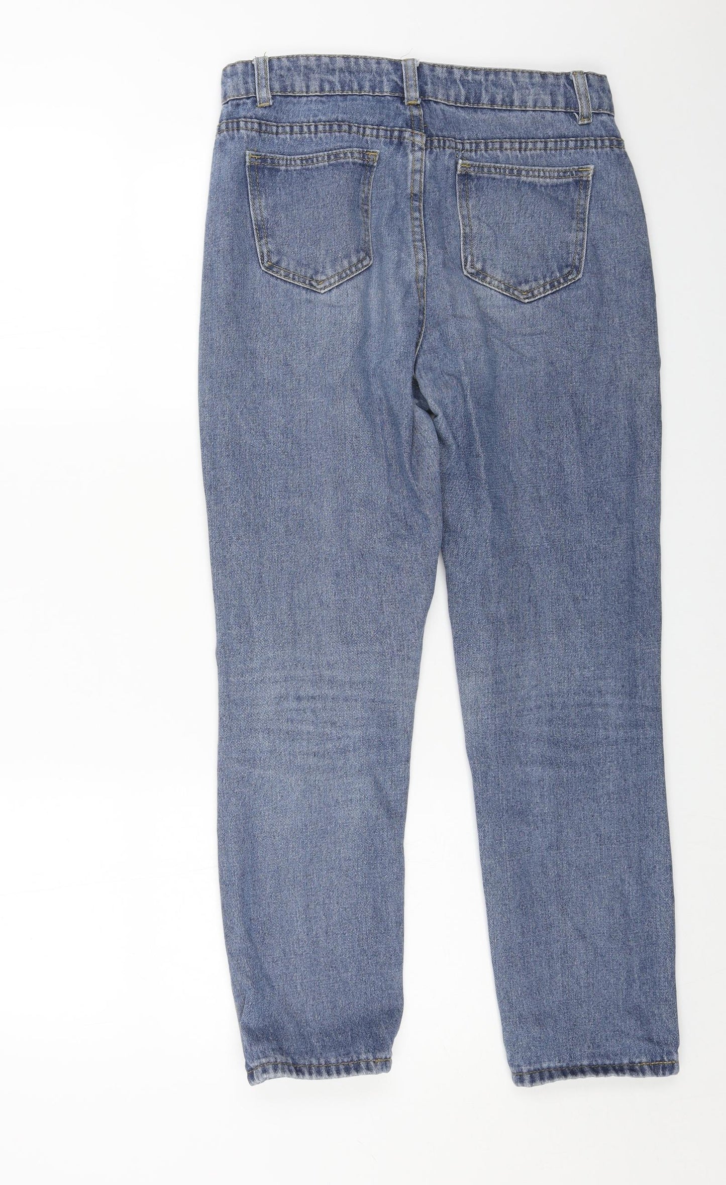 Womens UK Size 30 in Preworn Regular Fit Straight Blue Jeans