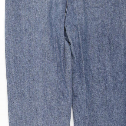 Womens UK Size 30 in Preworn Regular Fit Straight Blue Jeans