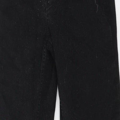 Womens UK Size 32 in Preworn Regular Fit Straight Black Jeans