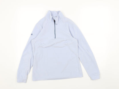 Lafuma Womens Blue Polyester Pullover Sweatshirt Size S Zip