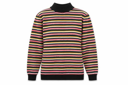 Womens UK Size 8 Papaya Multicoloured Pullover Jumper