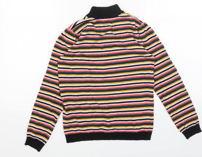 Womens UK Size 8 Papaya Multicoloured Pullover Jumper