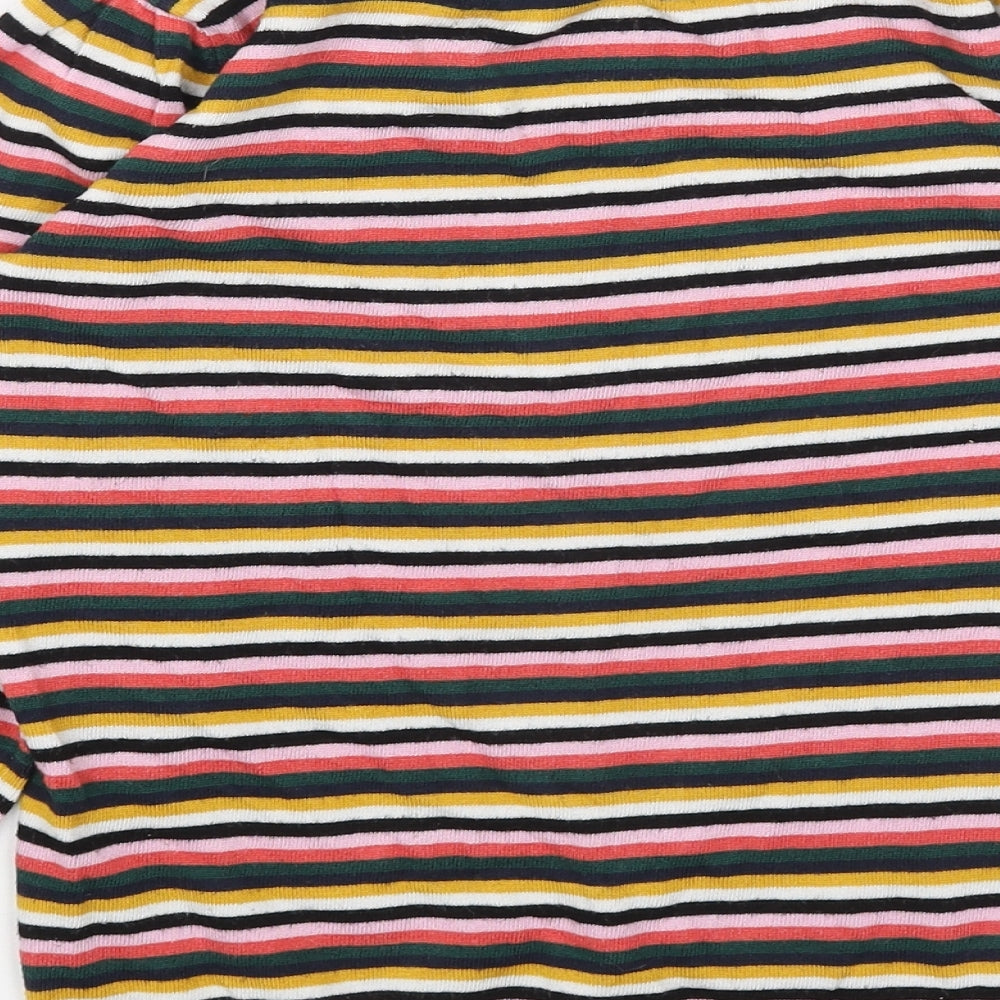Womens UK Size 8 Papaya Multicoloured Pullover Jumper