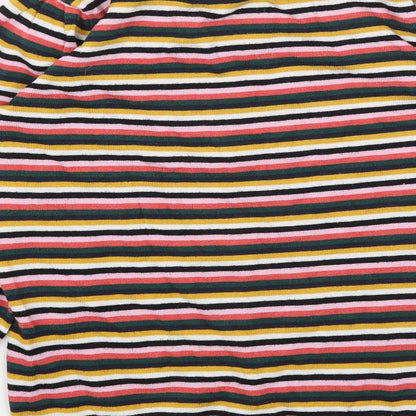 Womens UK Size 8 Papaya Multicoloured Pullover Jumper