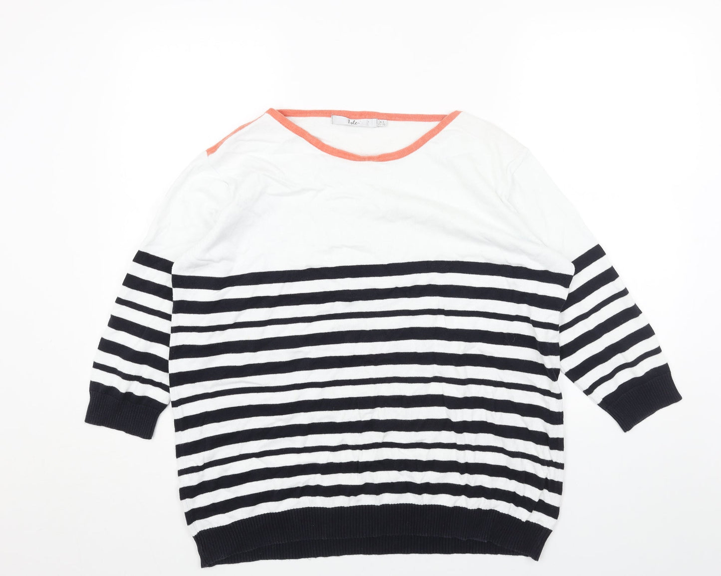Womens UK Size XL Isle White Pullover Jumper