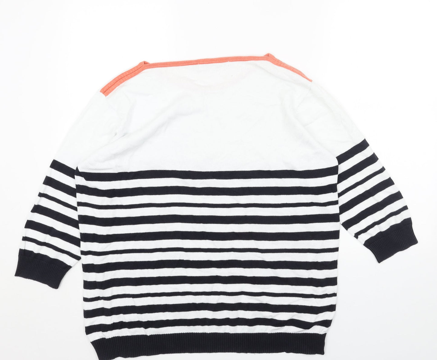 Womens UK Size XL Isle White Pullover Jumper