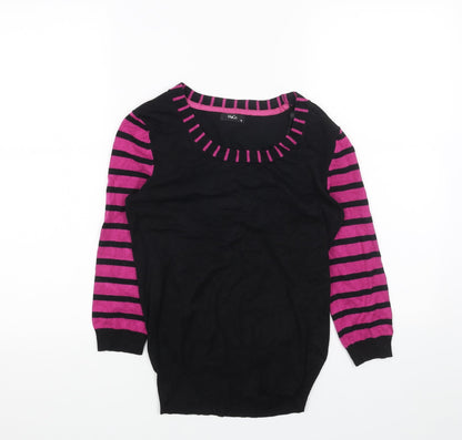 Womens UK Size 10 M&Co Black Pullover Jumper
