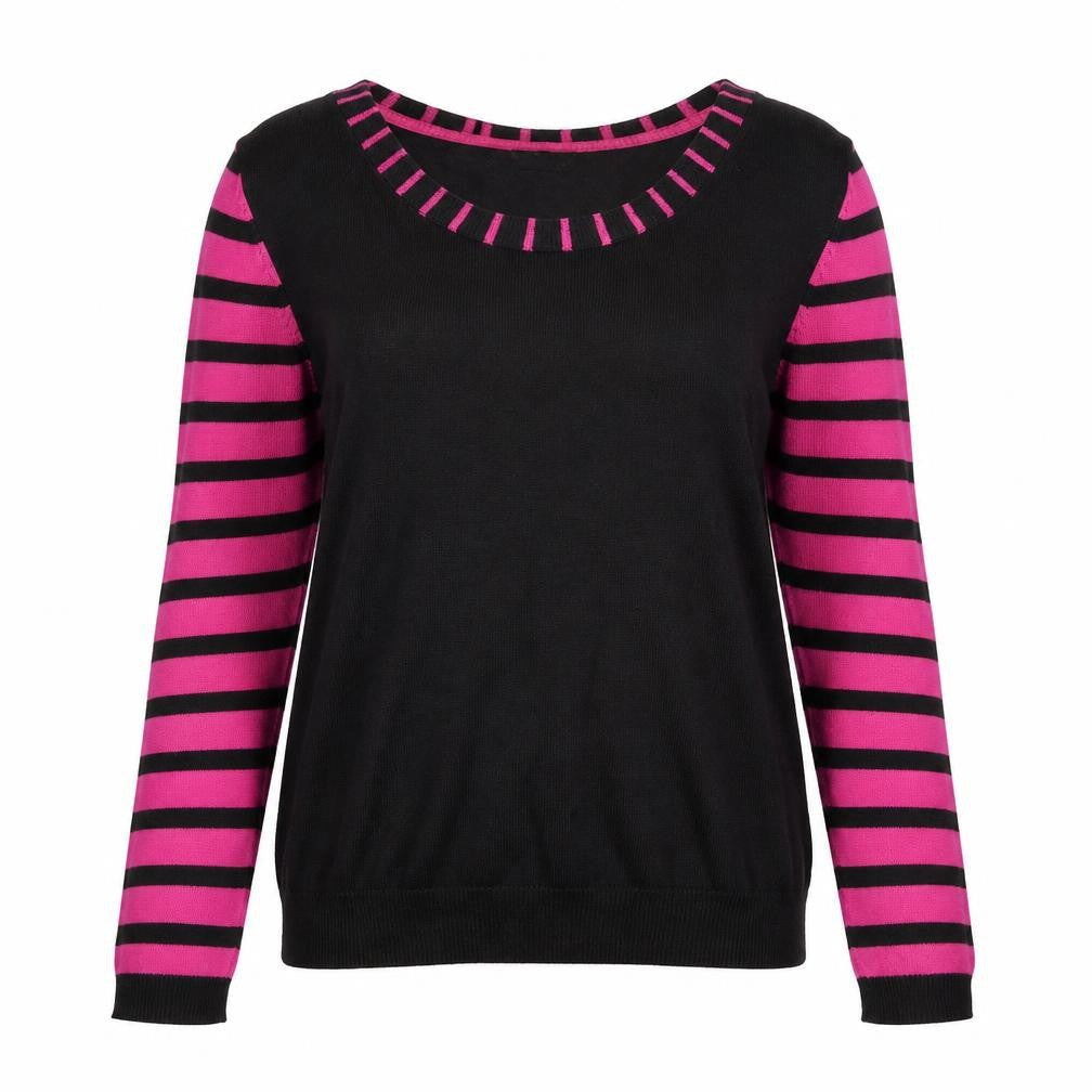 Womens UK Size 10 M&Co Black Pullover Jumper