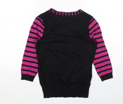 Womens UK Size 10 M&Co Black Pullover Jumper