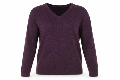 Womens UK Size L Easy Purple Pullover Jumper