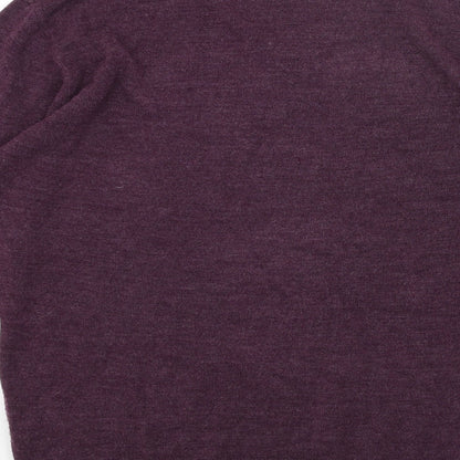 Womens UK Size L Easy Purple Pullover Jumper
