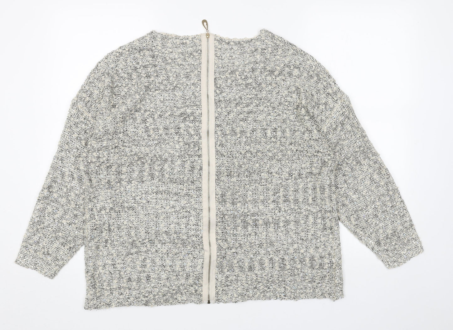 Womens UK Size M Tommy & Kate Beige Pullover Jumper