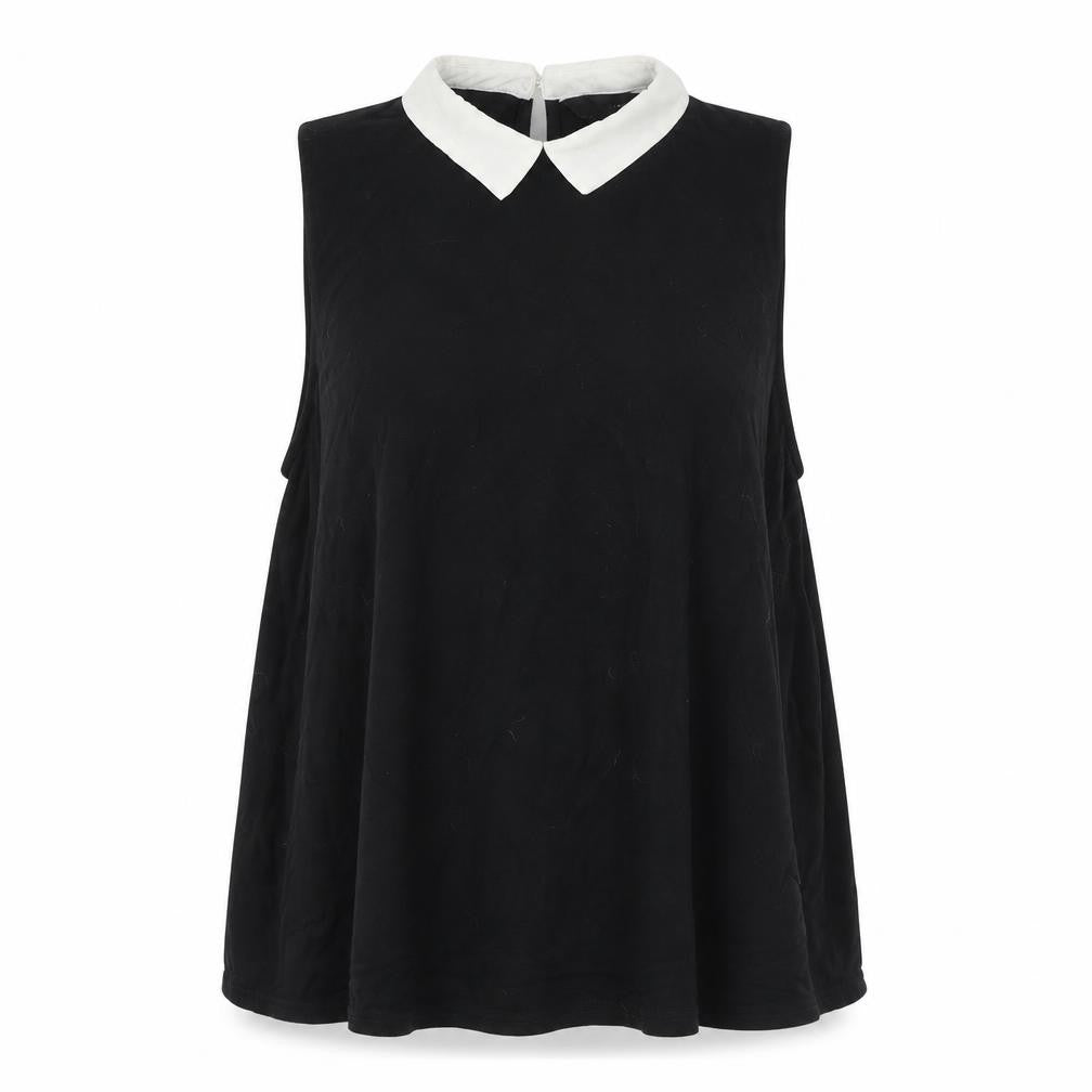 Womens UK Size 10 New Look Black Basic Tank