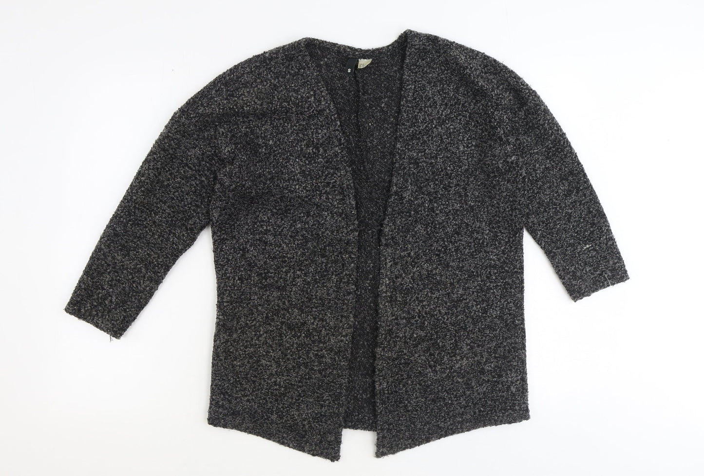 Womens UK Size S Divided Grey Cardigan Jumper