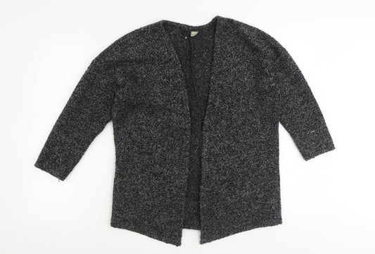 Womens UK Size S Divided Grey Cardigan Jumper