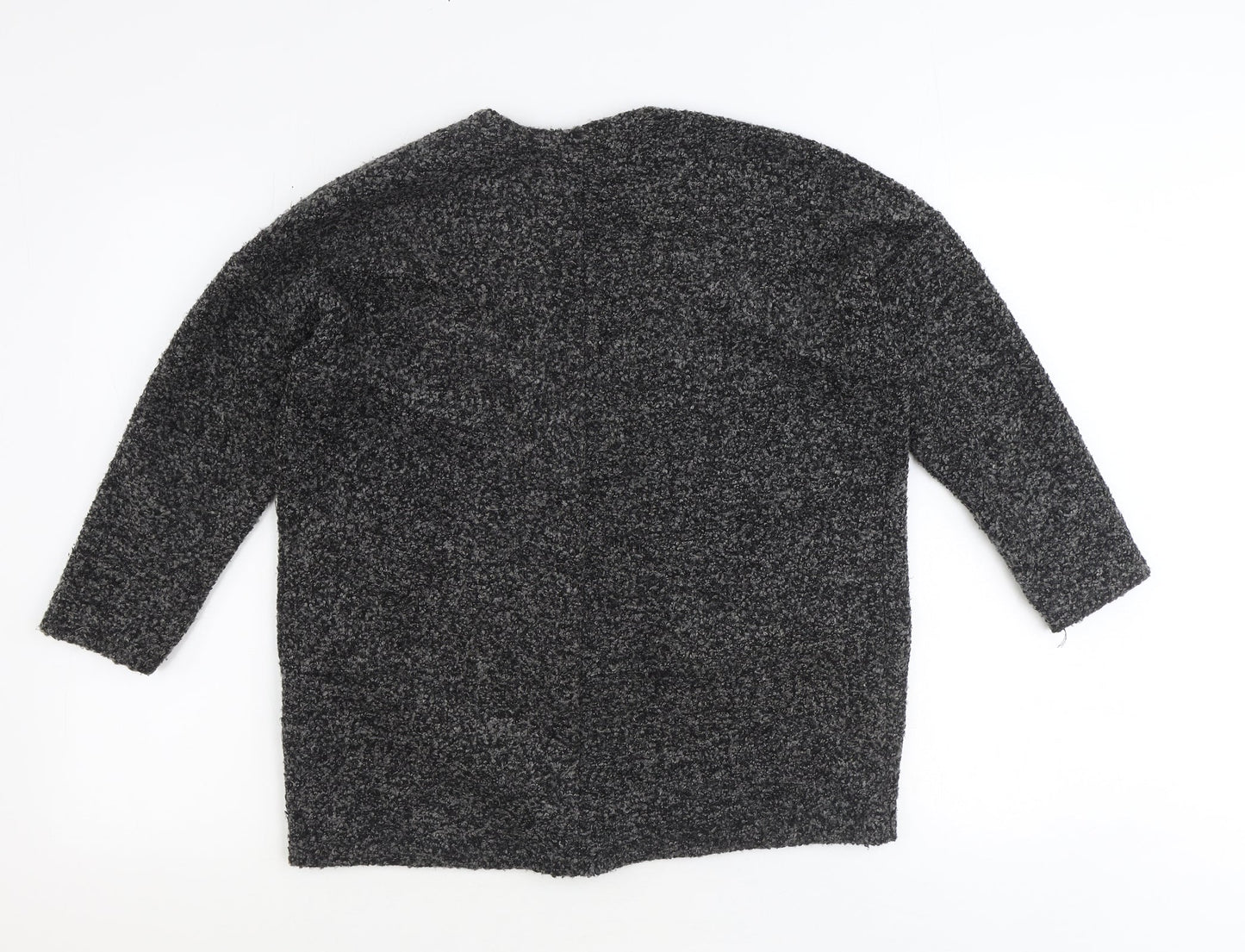 Womens UK Size S Divided Grey Cardigan Jumper