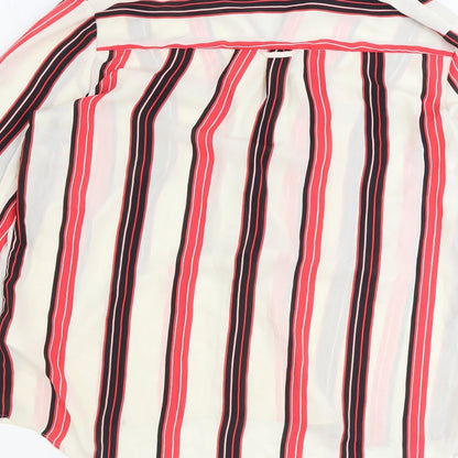 Womens UK Size 14 NEXT Multicoloured Basic Button-Up
