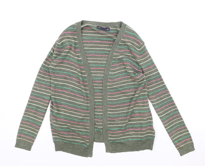 Womens UK Size S Marks and Spencer Green Cardigan Jumper