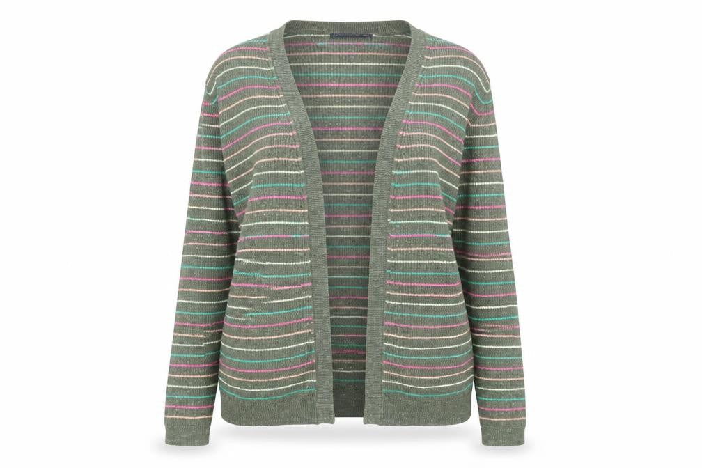 Womens UK Size S Marks and Spencer Green Cardigan Jumper