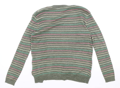 Womens UK Size S Marks and Spencer Green Cardigan Jumper