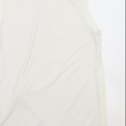 Womens UK Size 12 NEXT Ivory Wrap Tank