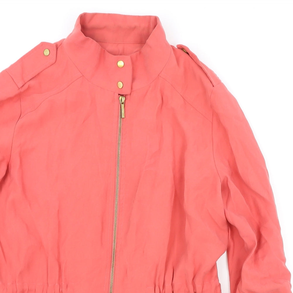 Womens UK Size S Zara Pink Jacket