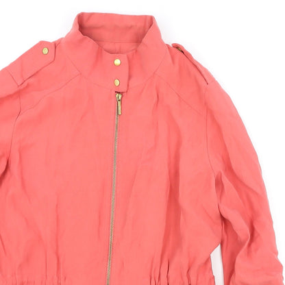 Womens UK Size S Zara Pink Jacket