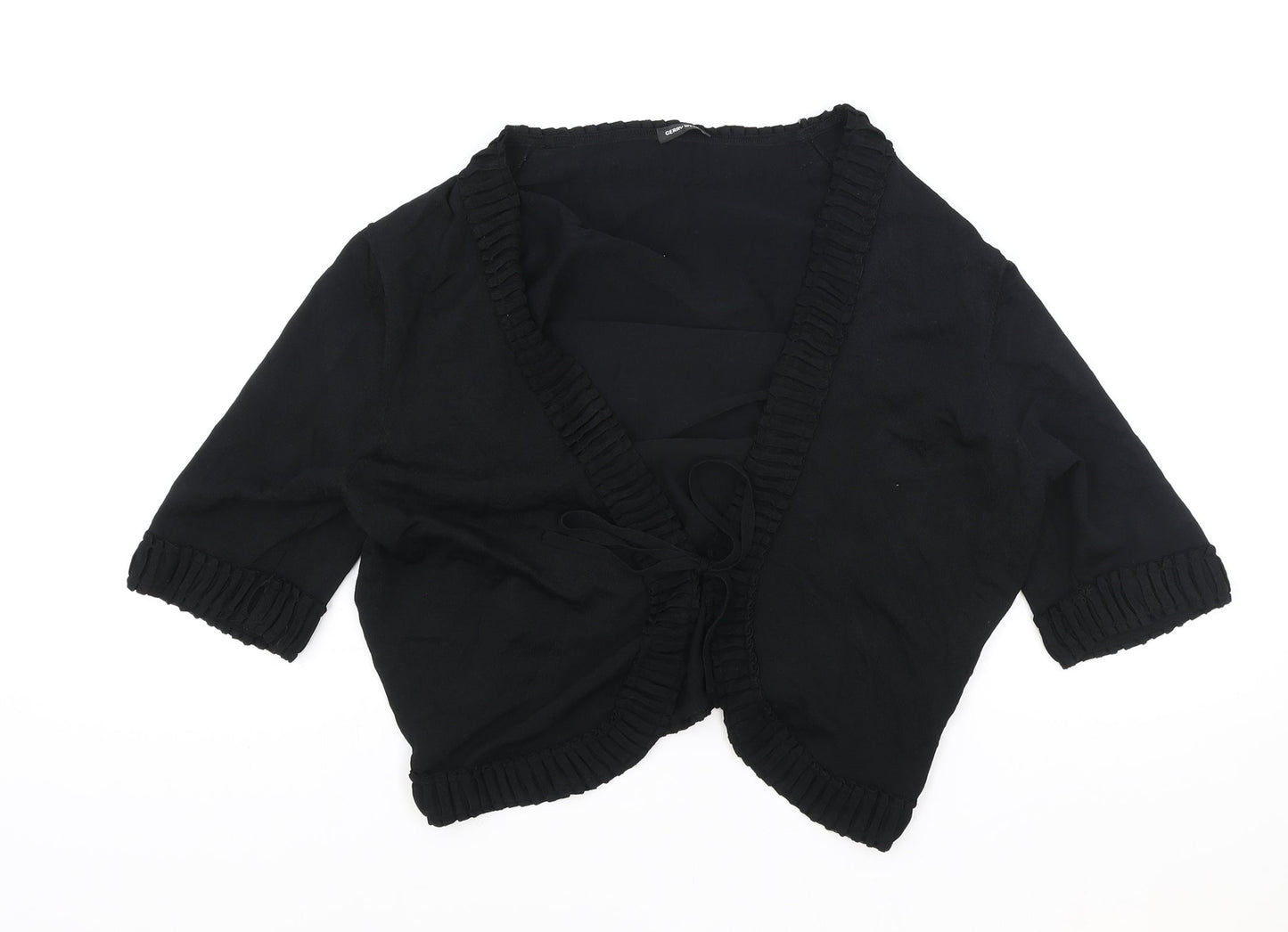 Womens UK Size 20 Gerry Weber Black Cardigan Jumper
