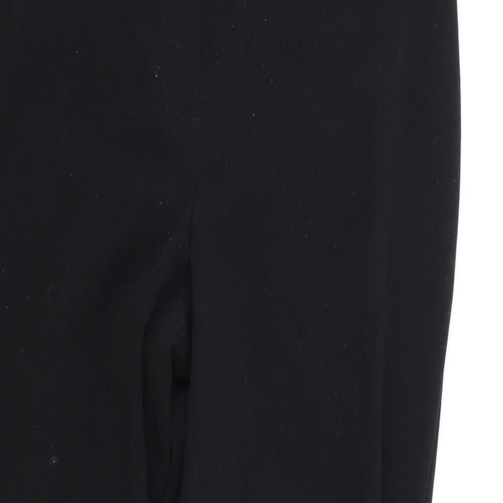 Womens UK Size 10 Marks and Spencer Regular Fit  Black Trousers