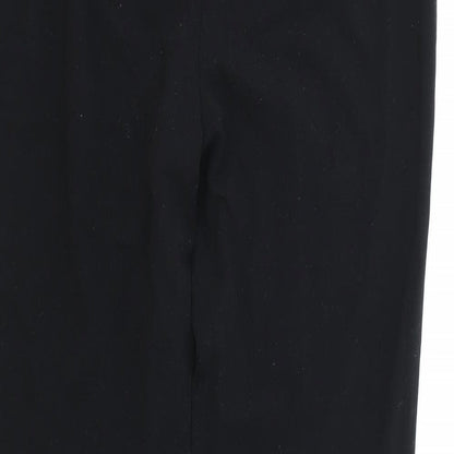Womens UK Size 10 Marks and Spencer Regular Fit  Black Trousers