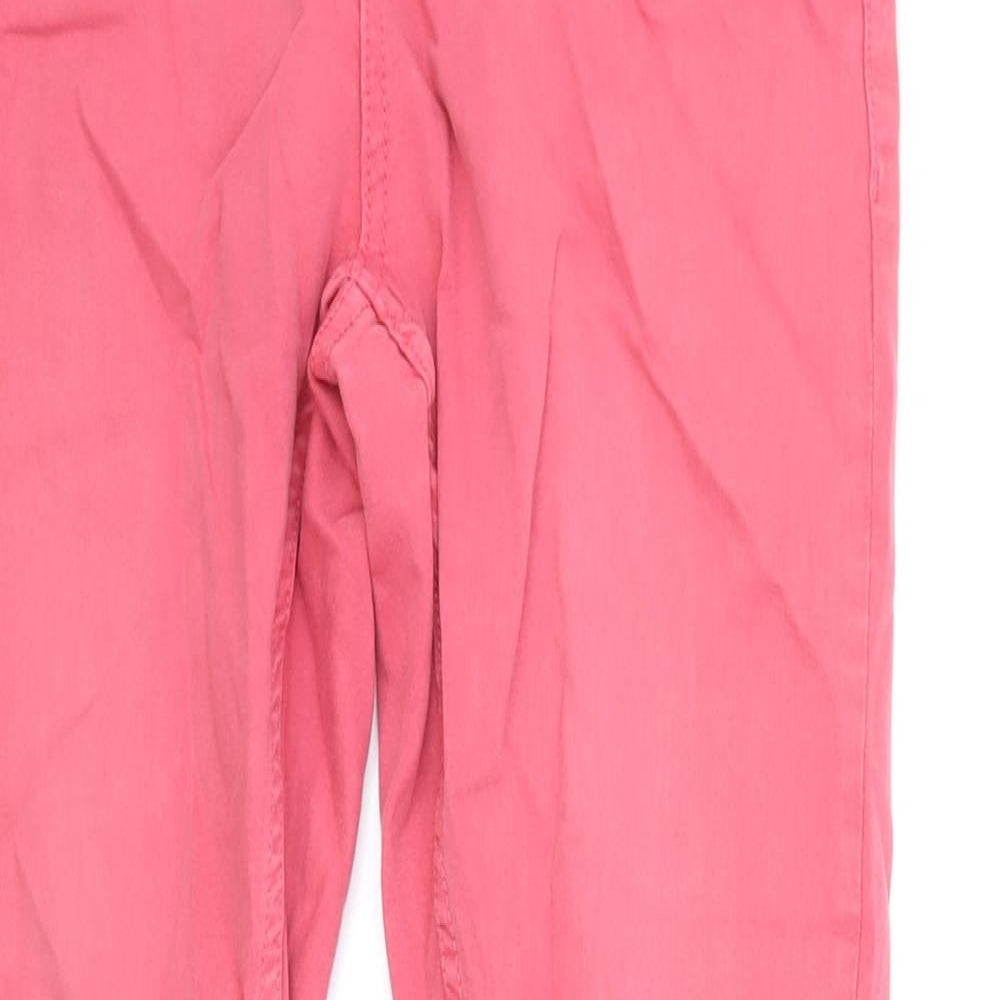 b.young Womens Pink Polyester Skinny Jeans Size 29 in Regular Zip - Ankle Zips