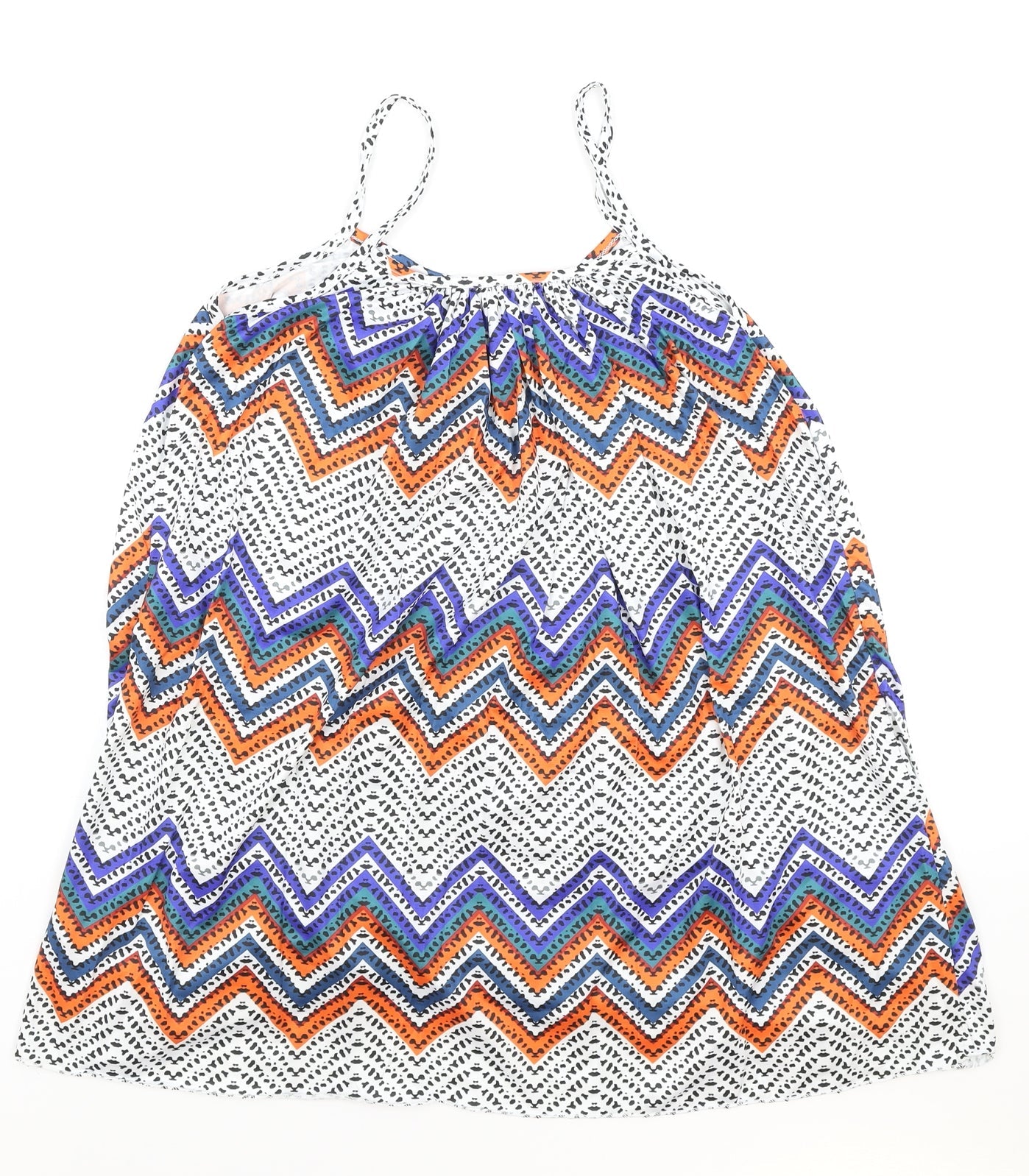 Womens UK Size XL Preworn Multicoloured Camisole Tank